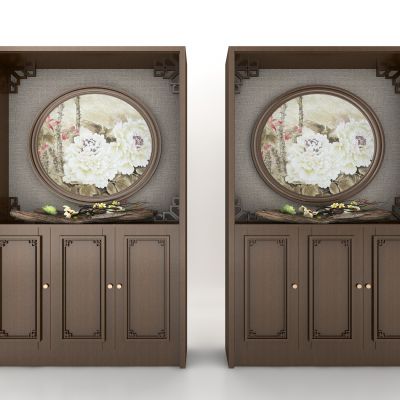 中式风格装饰柜