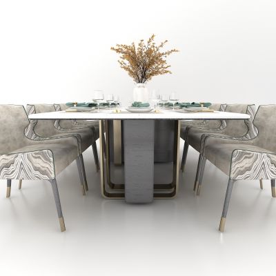 现代风格餐桌