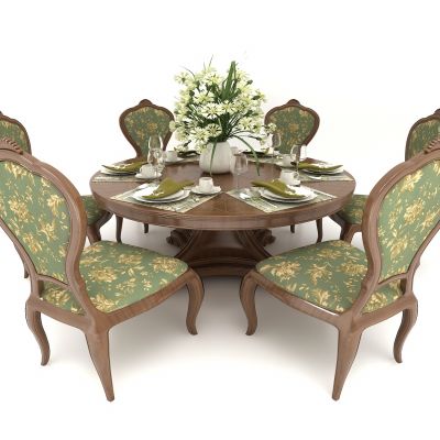 欧式风格餐桌