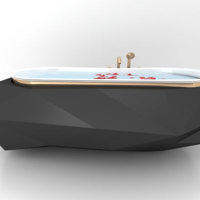 现代风格浴缸