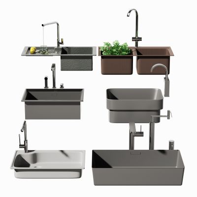 现代水槽洗菜盆