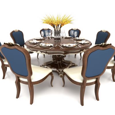 欧式风格餐桌