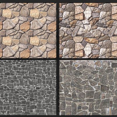 现代文化石墙面