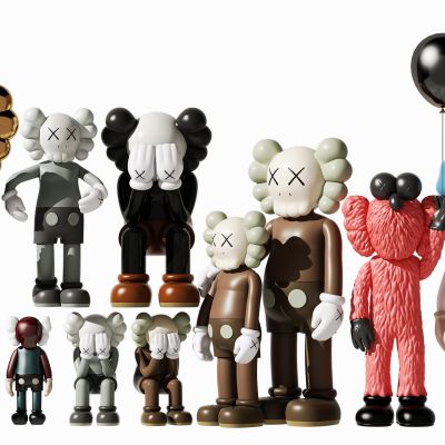 现代KAWS公仔 潮玩摆件