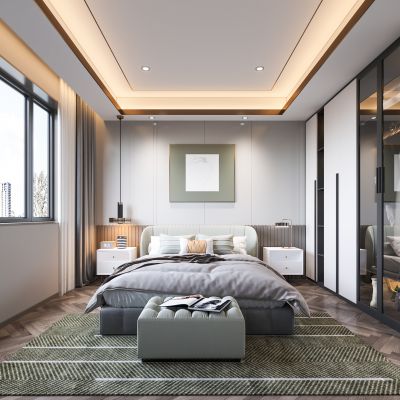 现代卧室