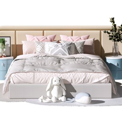 現(xiàn)代兒童床3D模型