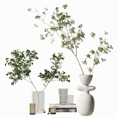 现代花瓶摆件3D模型