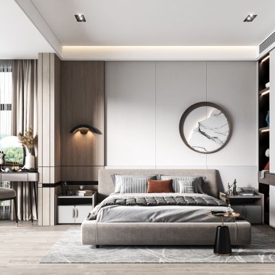 现代简约卧室