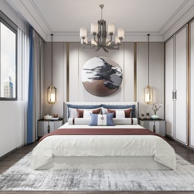 新中式卧室