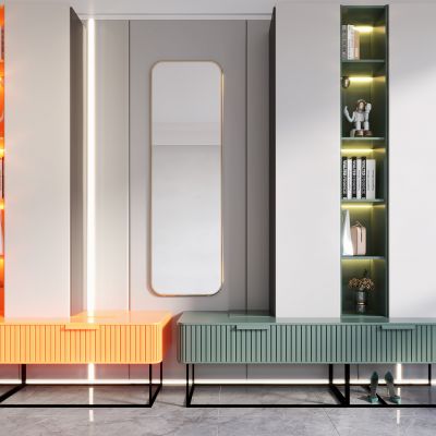 现代鞋柜，鞋柜，装饰柜，柜子，