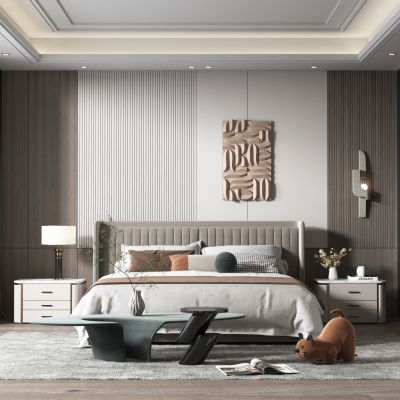 现代家居主卧室