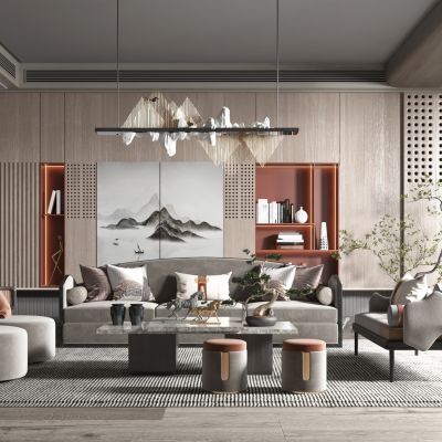 新中式风格客厅