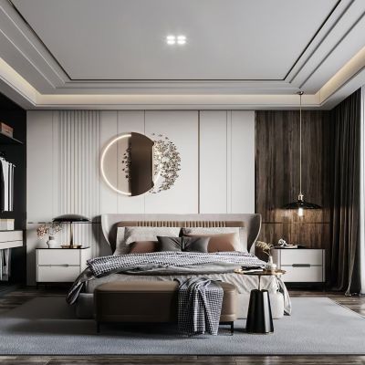 现代轻奢卧室