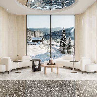 2021艾巴优学员投稿-现代北欧混搭接待区