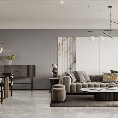 2021艾巴优学员投稿-现代轻奢客餐厅