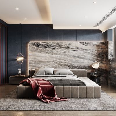 2021艾巴优学员投稿-现代轻奢卧室