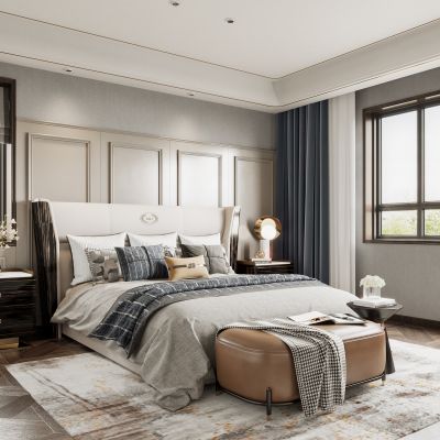 2021艾巴优学员投稿-现代卧室，老人房