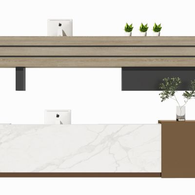 新中式接待台 收银台