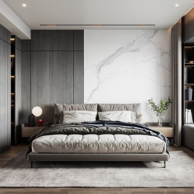 2021艾巴优学员投稿-现代轻奢卧室