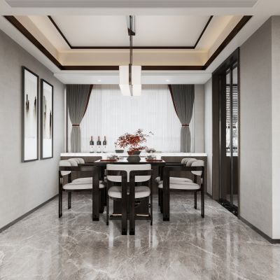 2021艾巴优学员投稿-新中式客餐厅