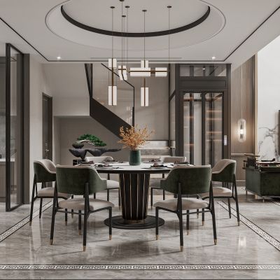 2021艾巴优学员投稿-新中式轻奢客餐厅