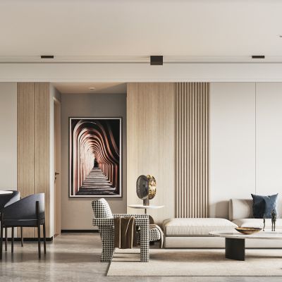 2021艾巴优学员投稿-现代轻奢客餐厅