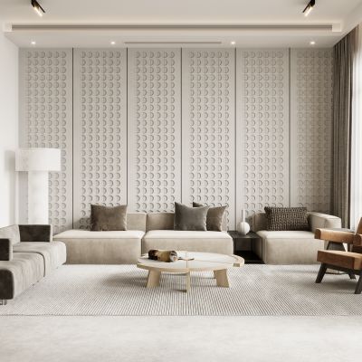 2021艾巴优学员投稿-现代北欧混搭客厅