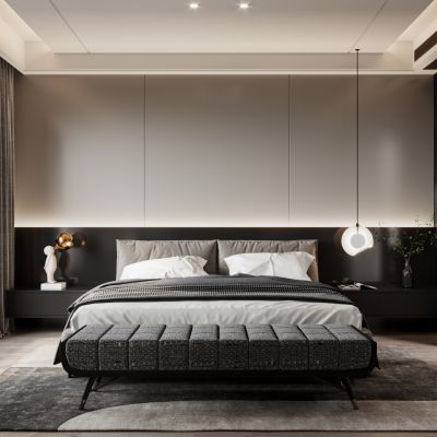 2021艾巴优学员投稿-现代轻奢卧室，卫生间