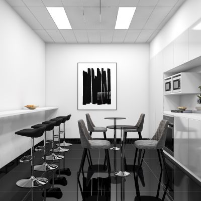 2021艾巴优学员投稿-现代公司办公室，会议室，老总办公室，水吧台