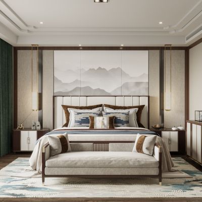 2021艾巴优学员投稿-新中式卧室