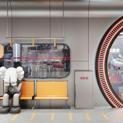 现代网红拍照区