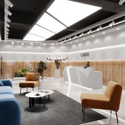 现代办公室前台