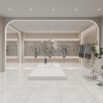 现代女装服装店