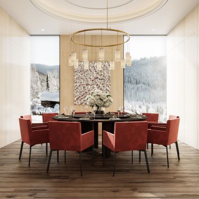 2021艾巴优学员投稿-现代餐厅包间