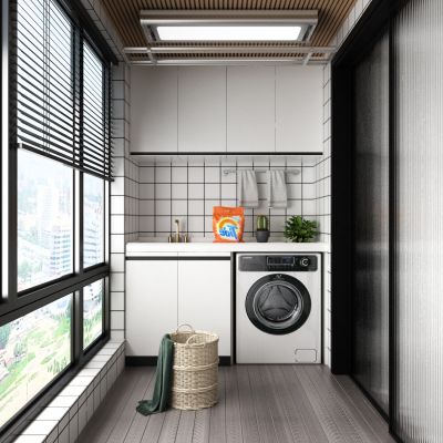 现代阳台 洗衣机