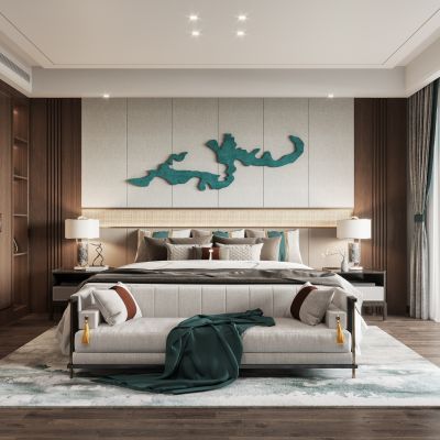 2021艾巴优学员投稿-现代卧室，南卧