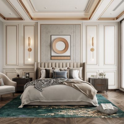 2021艾巴优学员投稿-现代卧室，客卧