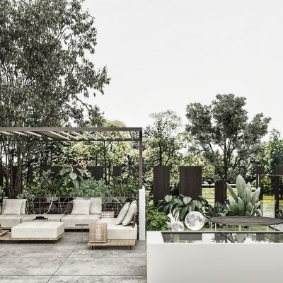 现代庭院园林景观