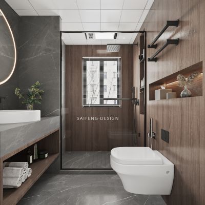 2021艾巴优学员投稿-现代卫生间，内卫，外卫