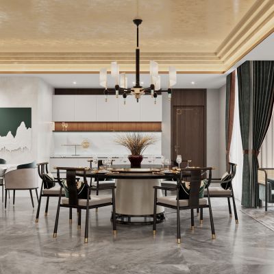 2021艾巴优学员投稿-新中式餐厅包间