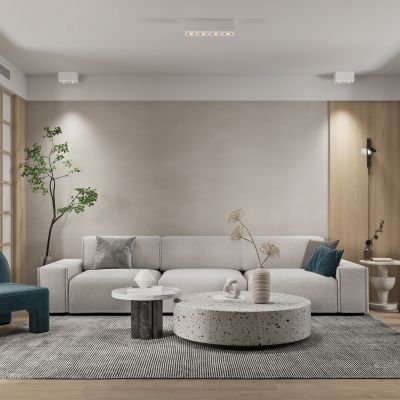 2021艾巴优学员投稿-北欧风格客厅，卧室