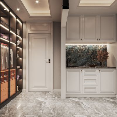 2021艾巴优学员投稿-现代卫生间，内卫，衣帽间