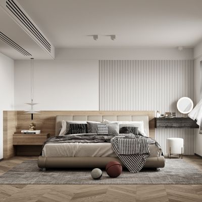 现代卧室