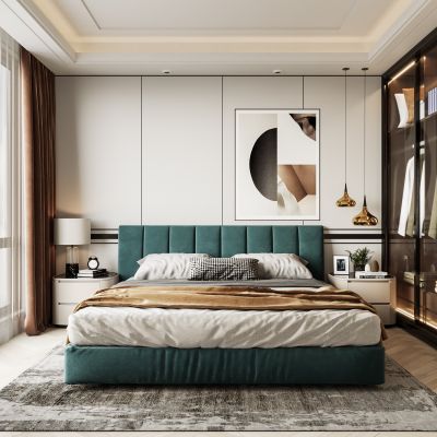 2021艾巴優(yōu)學員投稿-現(xiàn)代，北歐，輕奢，臥室，主臥，次臥，兒童房，小孩房，兒童區(qū)，女孩房，妹妹房