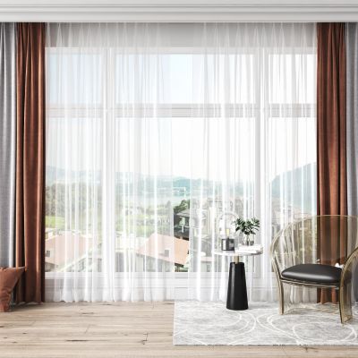现代窗帘