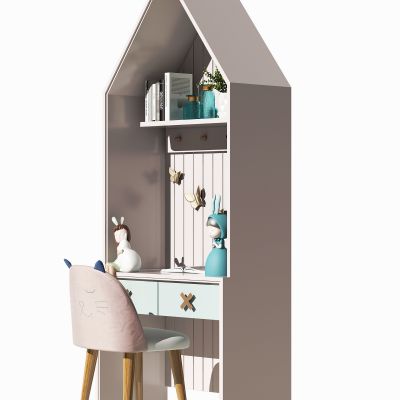 现代书桌椅组合