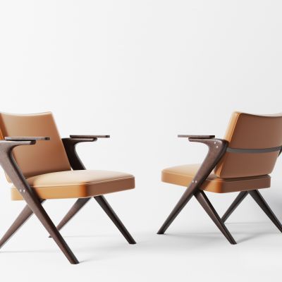 北欧风格椅子单椅