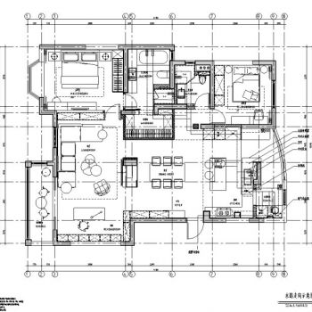 上海浦江茗园现代时尚风私宅\高清效果图\CAD施工图
