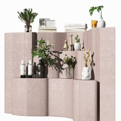 现代花瓶摆件3D模型