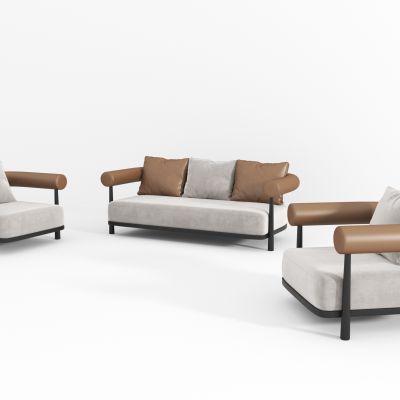 新中式组合沙发椅